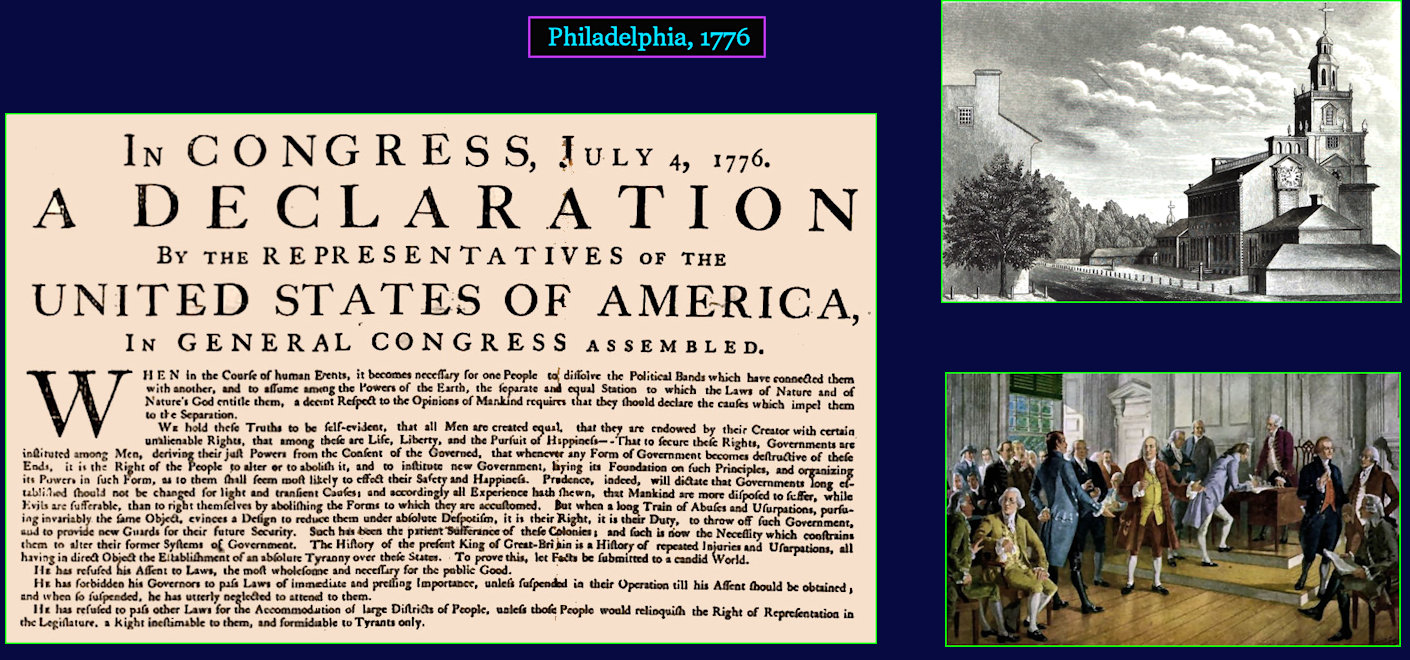 Declaration of Independence, 1776